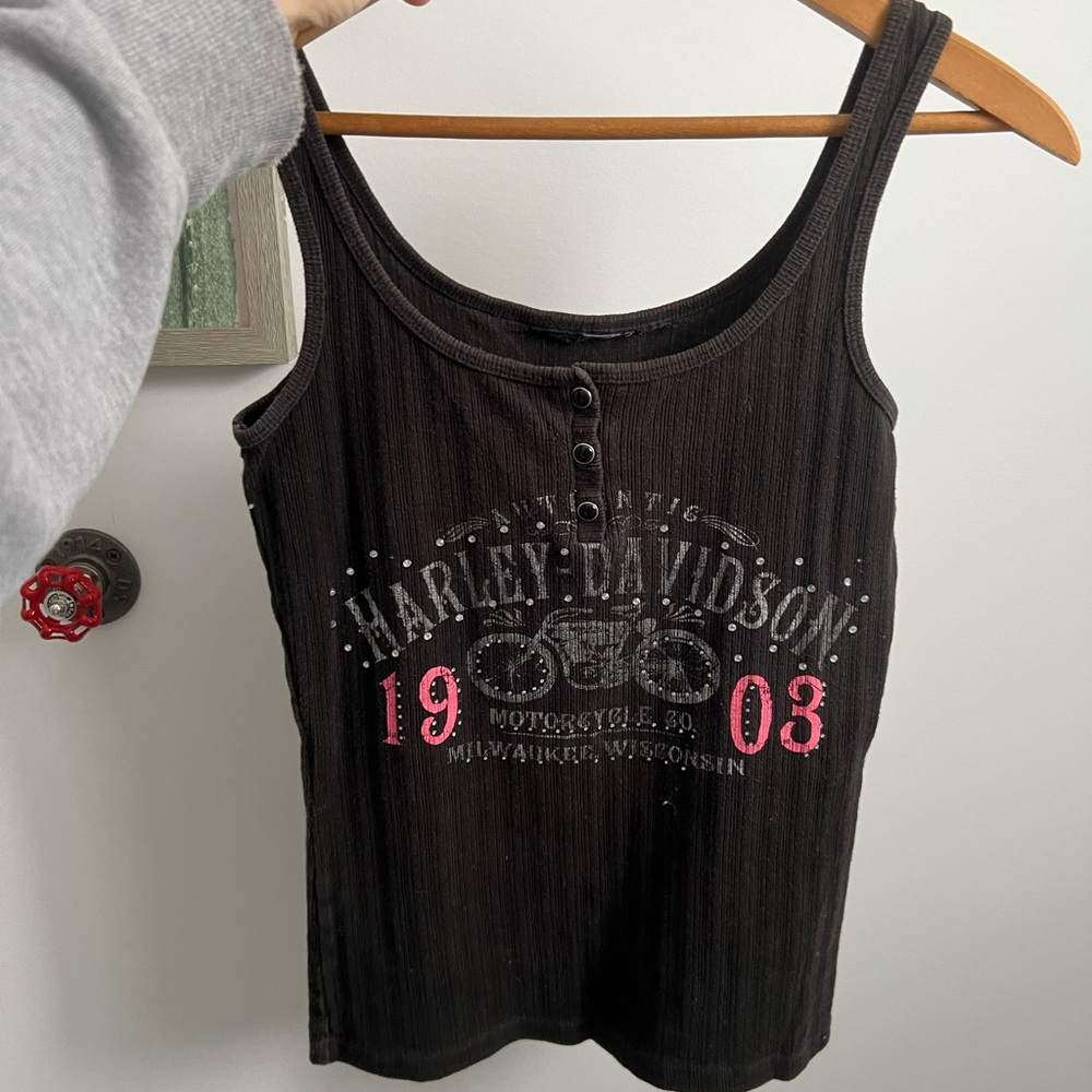 Vintage Harley davidson tank